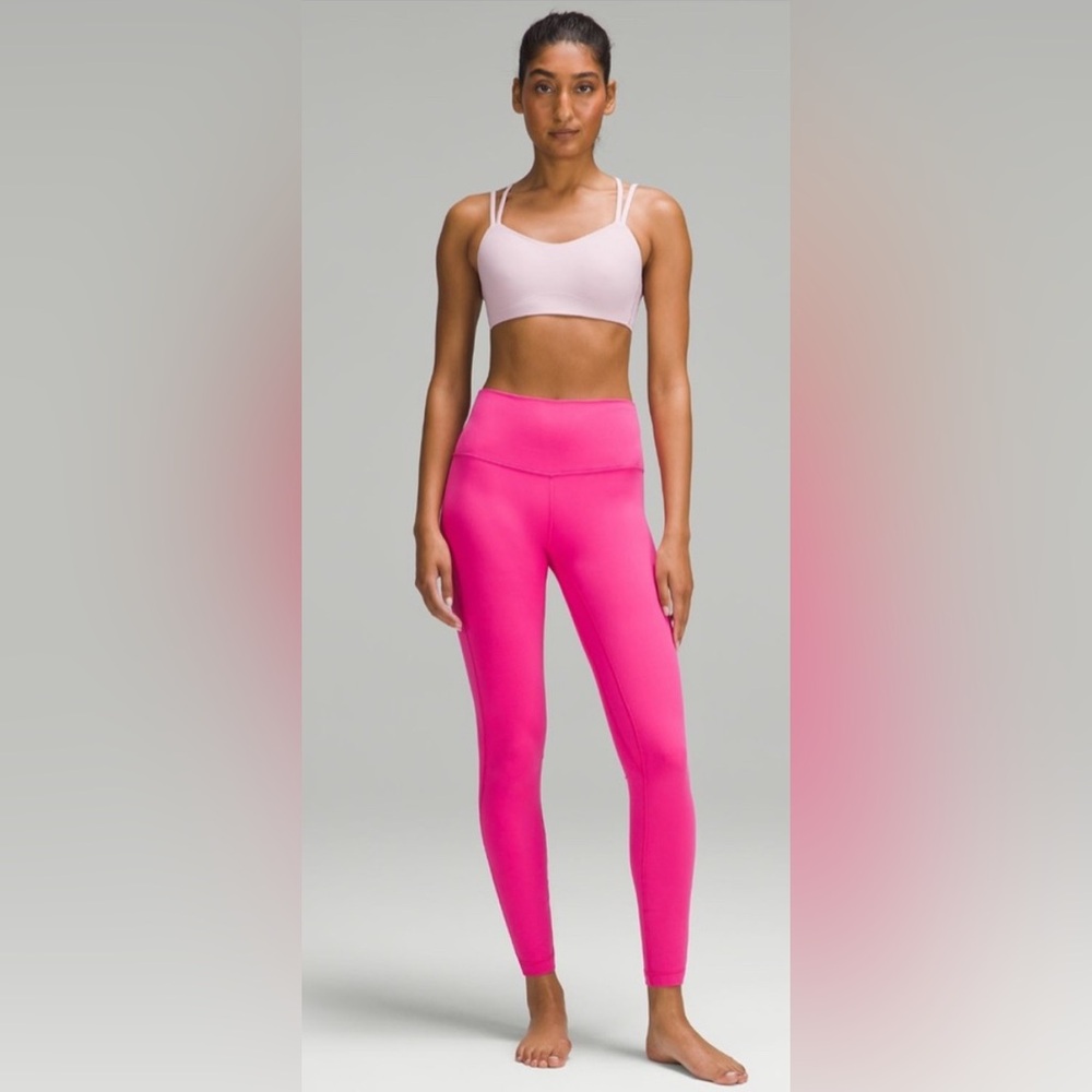 Lululemon Align High Rise Pant 25 Inch Sonic Pink Size 6 - Picture 2 of 15